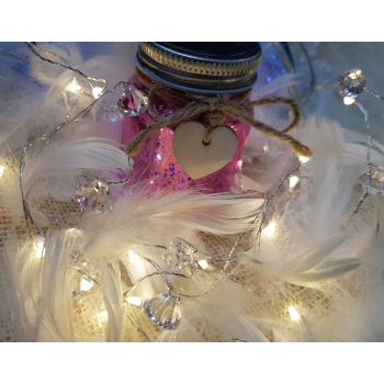 KRYSZTAŁKI 20 LED MIKRO CIEPŁA BIEL 3