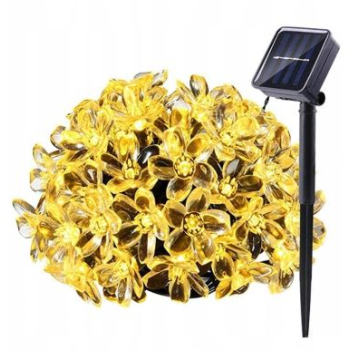 Lampki solarne kwiatki led