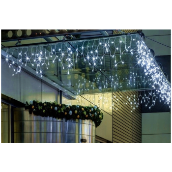 sople 200 led stałe+flash zimna biel 7